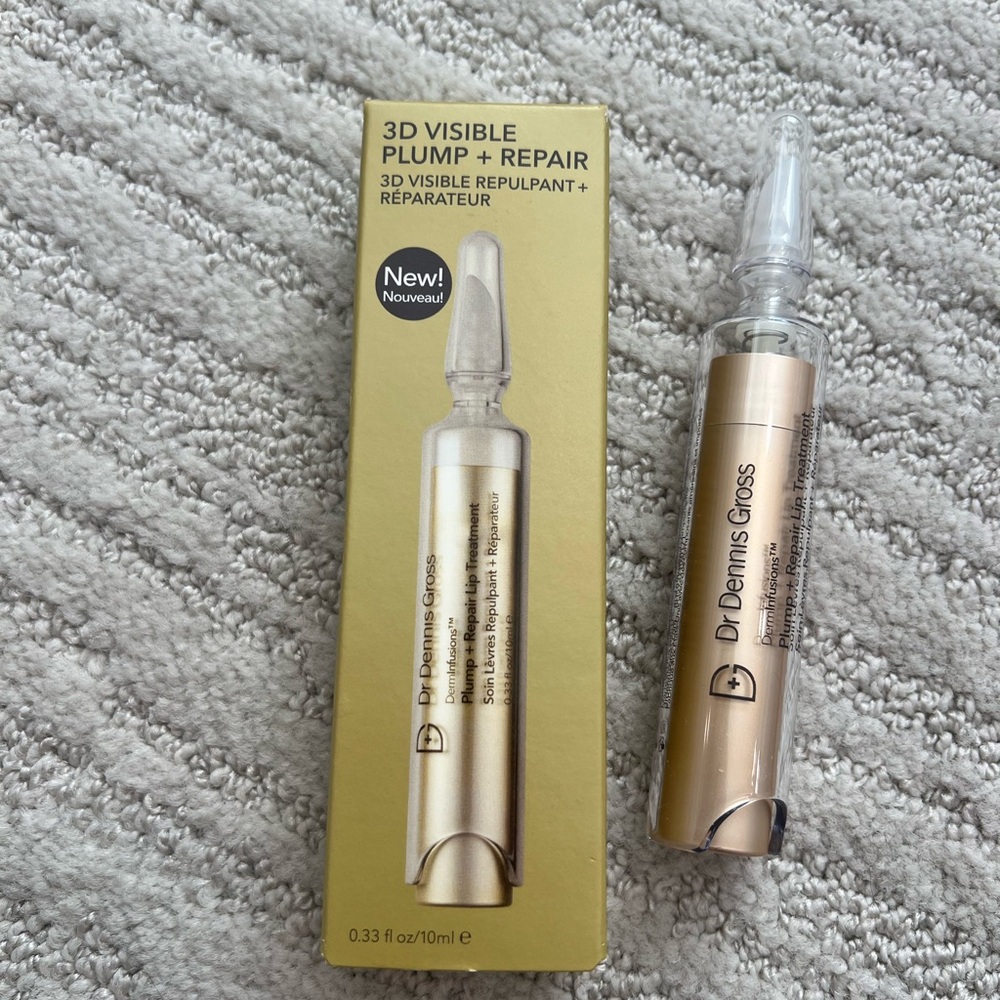 Dr Dennis Gross Skincare DermInfusions Plump + Repair Lip Treatment NEW